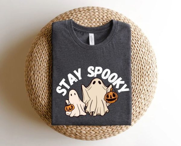 Stay Spooky Sweatshirt, Halloween Sweatshirt, Halloween Gift Hoodie, Womens Halloween Sweatshirt, Spooky Season Shirt, Ghost Halloween